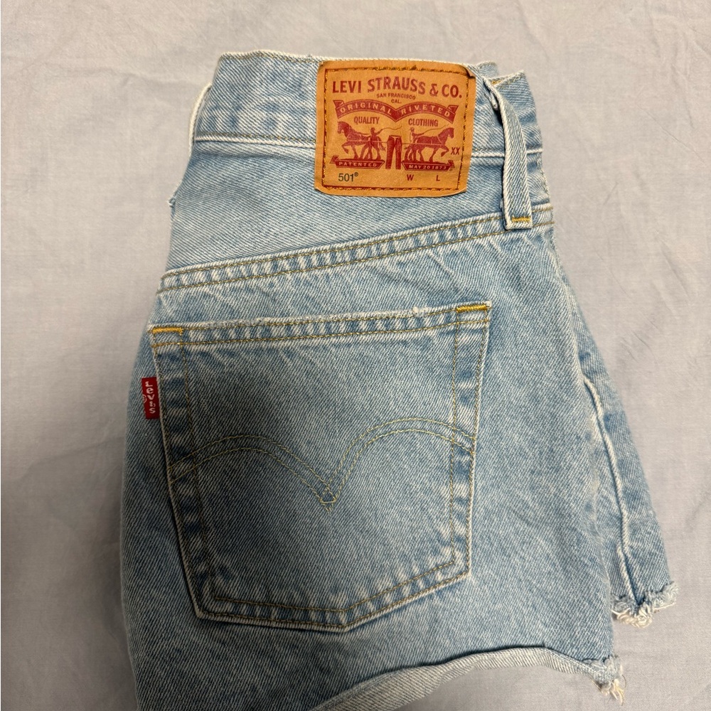 Levi's 501 Light Wash Women’s Denim Jean Shorts